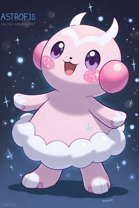 
 Pokémon Ultraente inspirado en Cleffa and Mime Jr.,  so you can imagine or create it visually .  Heres a detailed description :

name: Astrolim  ( provisional name , combination of "astro" and "lemon", por la forma and color)

type: had a /  Psychic

App...