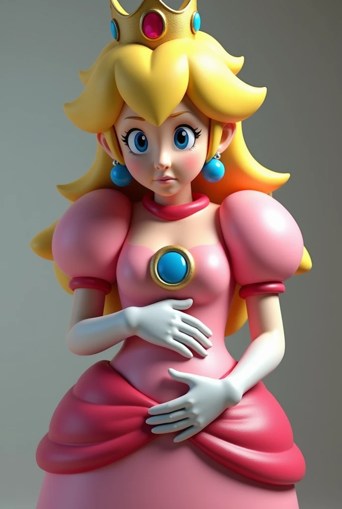 Realistic Princess Peach with tummyach