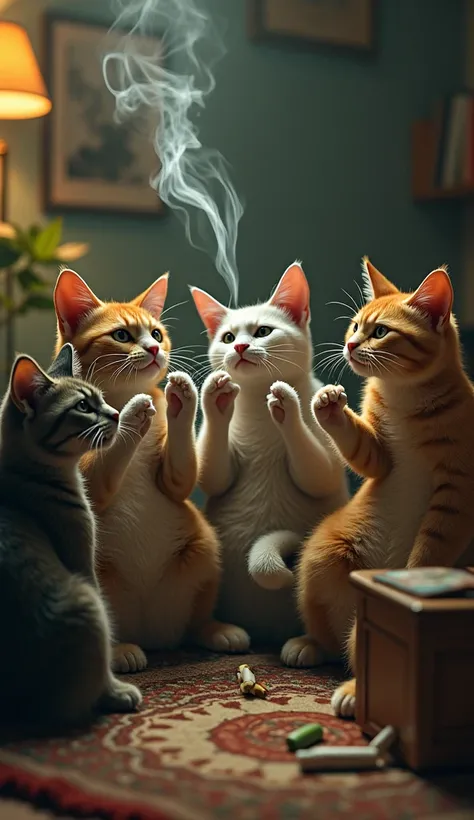 Cats smoke marijuana 