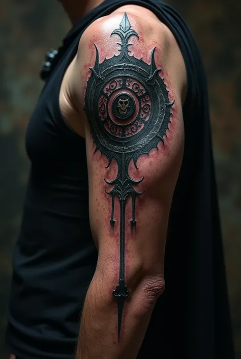 Deathknight tattoo dark 