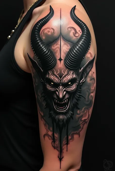 Diablo tattoo dark 