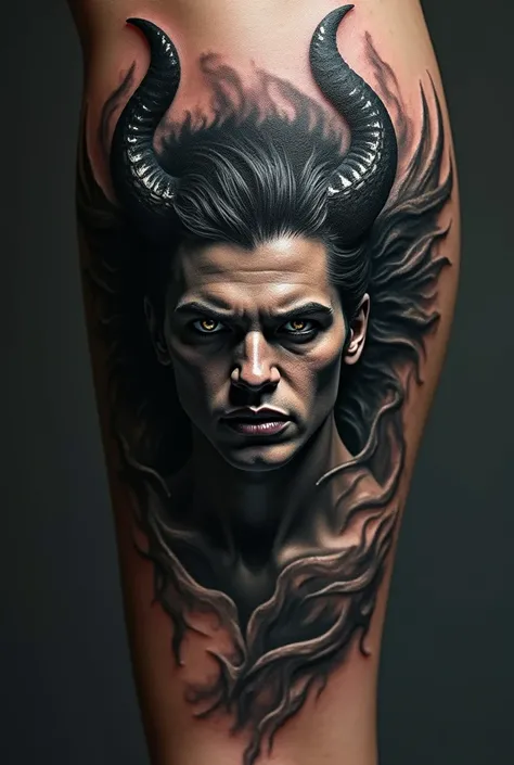 Lucifer tattoo dark 