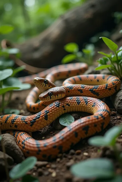 Video of vipers crawling 