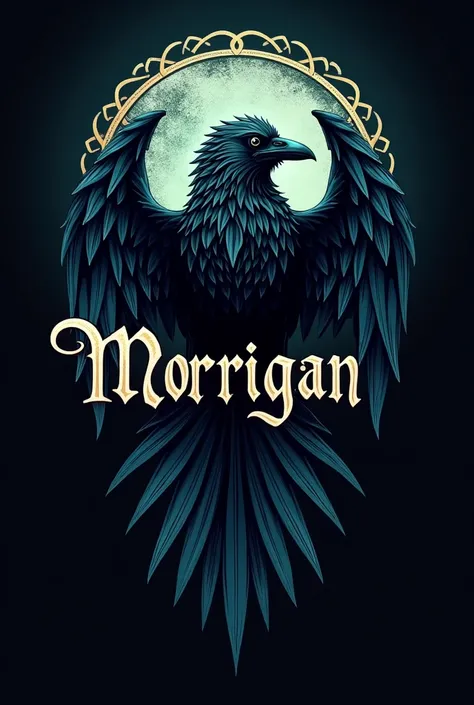 Create a logo with the word "Morrigan"
