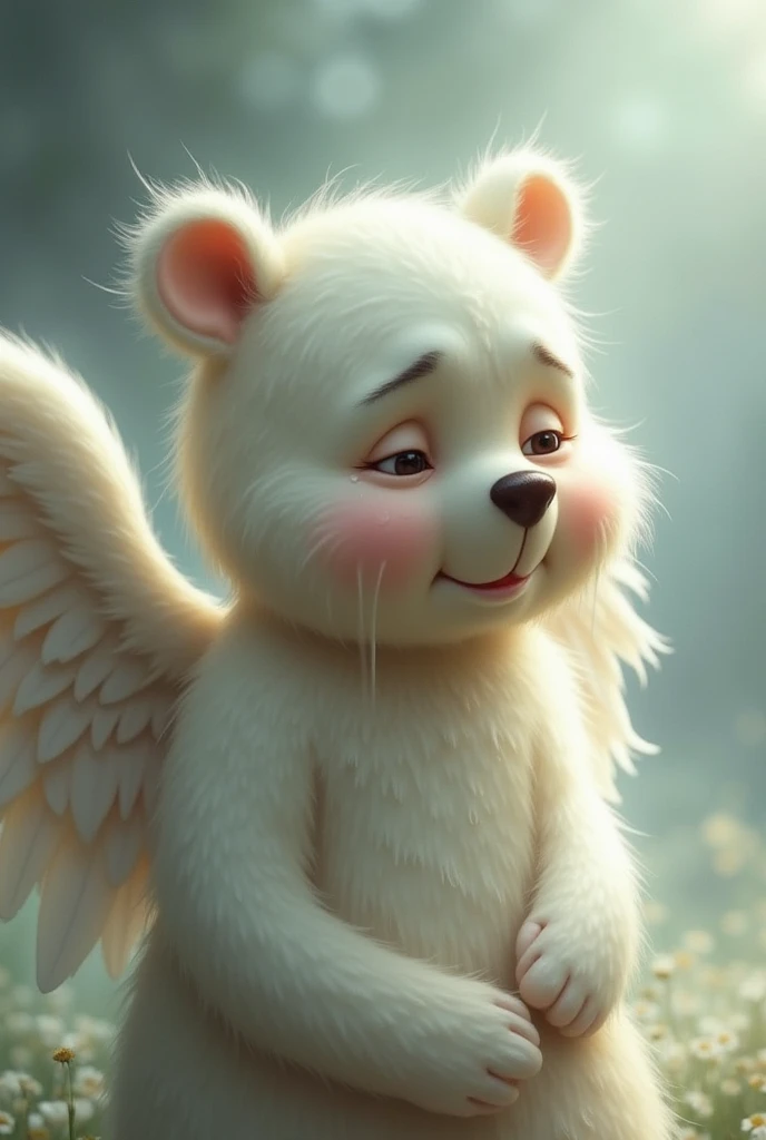 Believe me images of Winnie the Pooh crying with tears on her cheeks that Winnie the Pooh has real white skin and wings