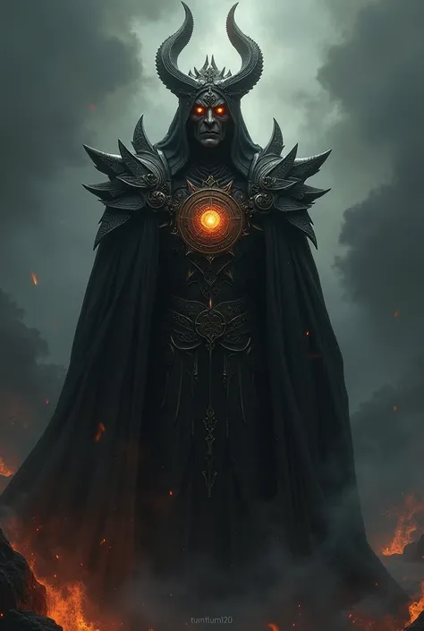 CREATE AN IMAGE OF SAURON WITH THE WORD TUMTUM120