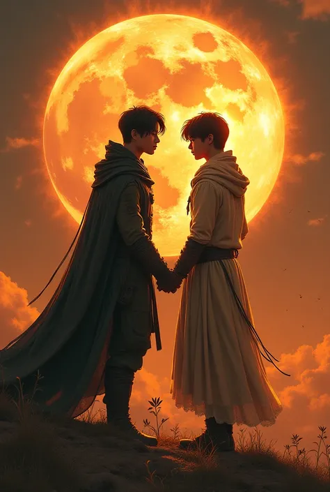  world I would like you to do a fanfic cover ,  featuring the characters Jungkook and Taehyung from BTS . In an ABO ,  in a very old era where the story is set 
Where Taehyung carries the blessing of the Golden Wolf and Jungkook the curse of the breath of ...