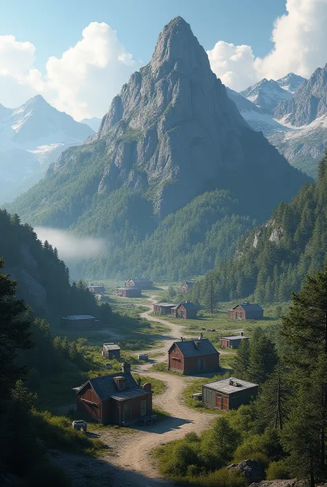 FREEFIRE GAME MAP OLD PEAK IN REAL LIFE PIC 