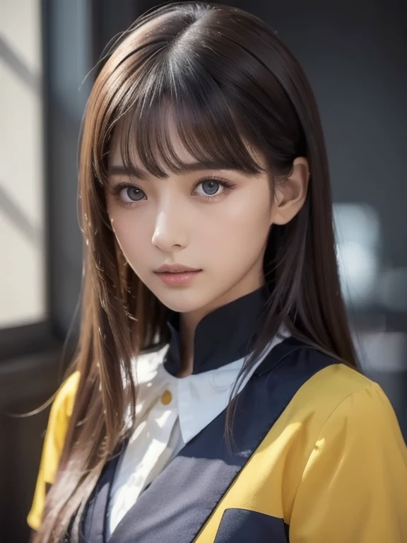 8k,  top quality , 1peopleの女の子, ( SKIN DIMENTATION),   knight , ( dark),  clear the background indoors, (people々), Beautiful Bangs, nice,, (Clothing and uniforms:1.3), soft lighting ,  charming,  dark Room, (Shut up:1.2,  beautiful eyes,  detail eyes,  det...