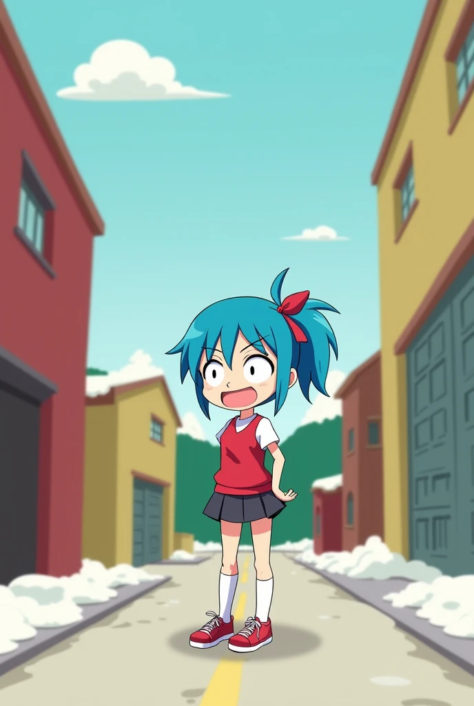 Konata Izumi is inspired by the style of south park