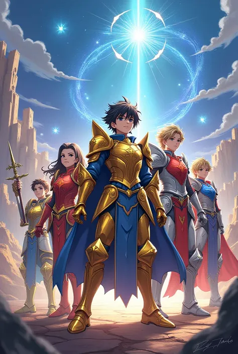 The Knights of the Zodiac with anime animation from 2020