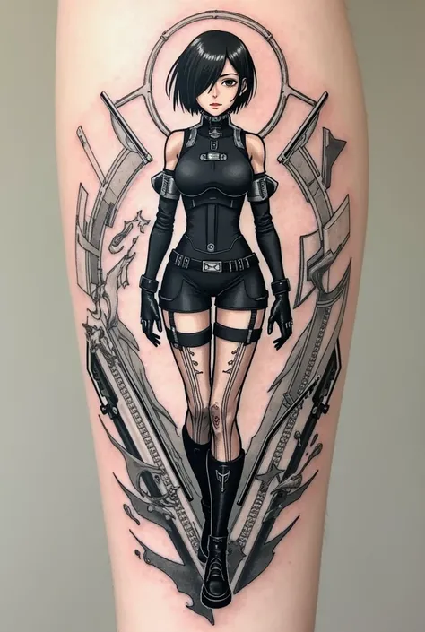 2B NIER Automata Tattoo