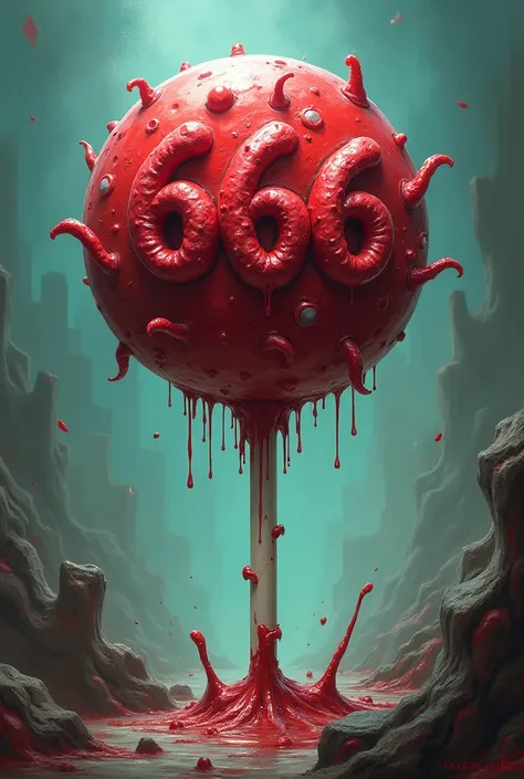 Lollipop 666 funny with the numbers in front