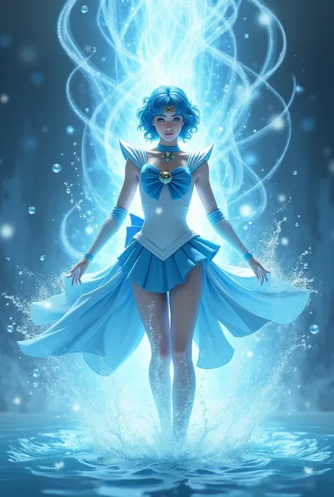 Sailor Mercury attack water elegant