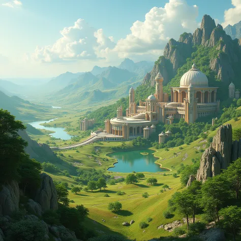 Recrea al planeta "Naboo" de Star Wars.