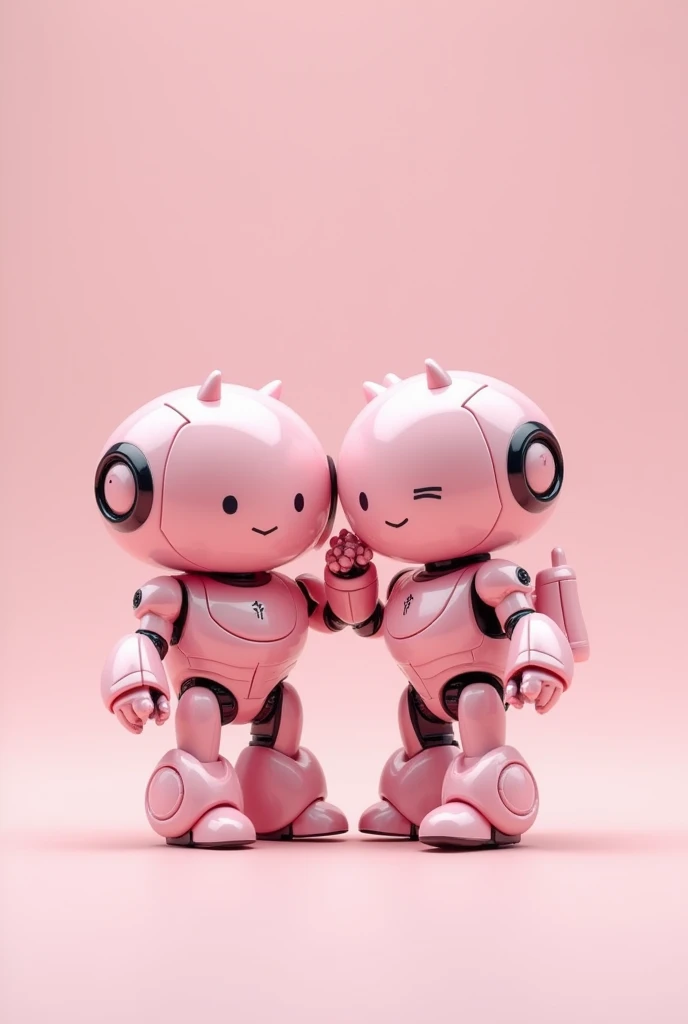 Cute small pink females transformer 