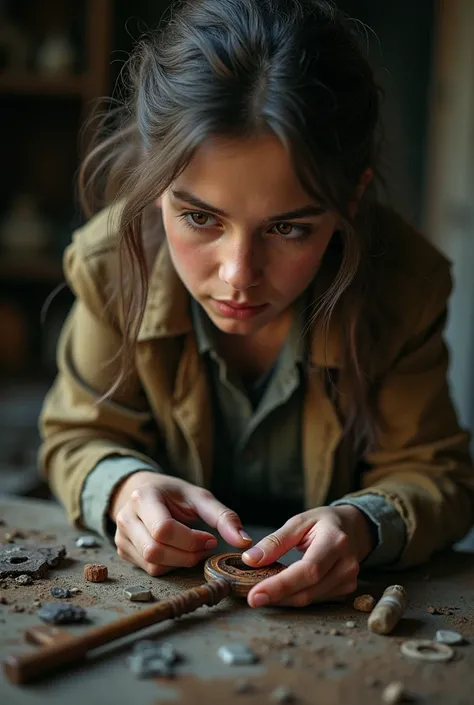 Maria stumbles upon an old, rusty key while exploring her grandmothers attic. Intrigued, she searches the house for the lock it belongs to and eventually discovers a hidden door in the backyard.