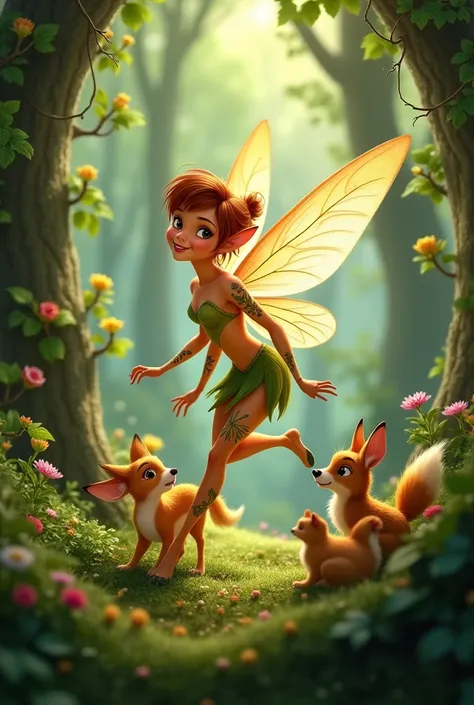  I mean the Animal Fairy from the Tinkerbell movie, Its called Fawn 