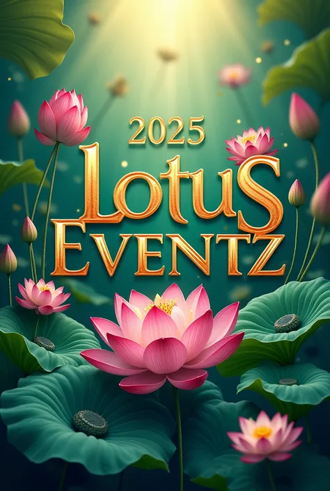 Lotus eventz my company name 2025 celebrate poster 