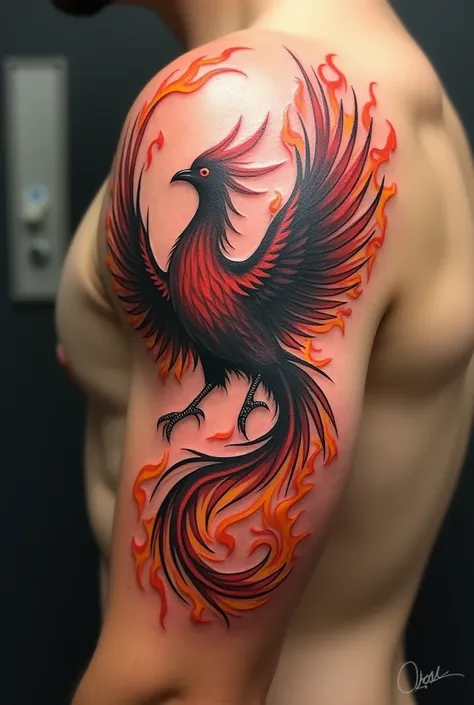 The Phoenix Rising tattoo is a powerful symbol of rebirth, renewal, and overcoming adversity. It perfectly captures his desire for self-improvement and to "shine" as a strong and reliable individual.
Design Ideas
Here are some ways to enhance the Phoenix R...