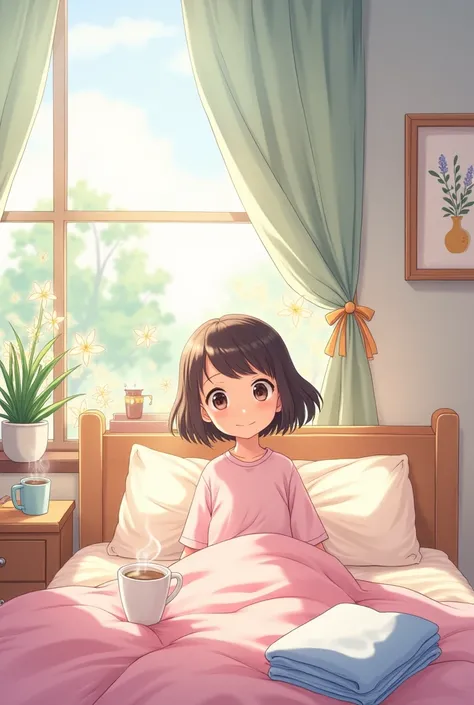 Morning routines anime image