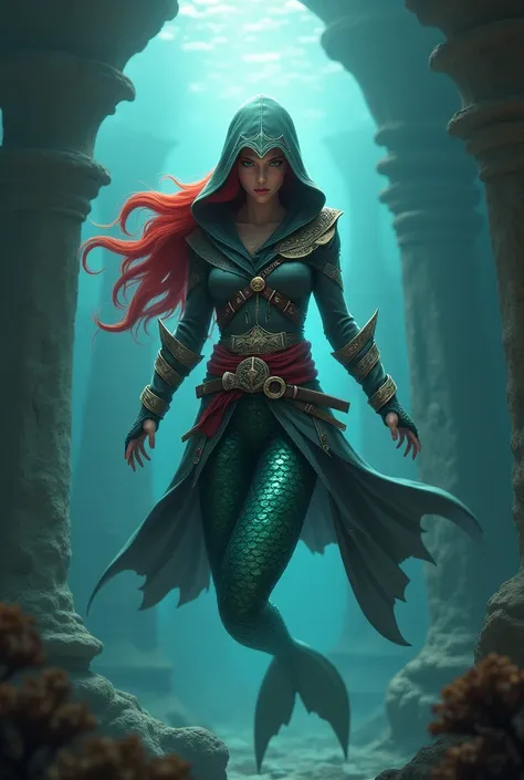 Ariel como Assassins creed 