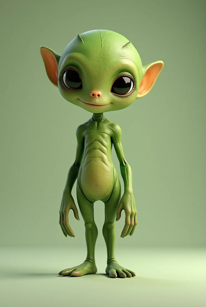 A green normal alien 