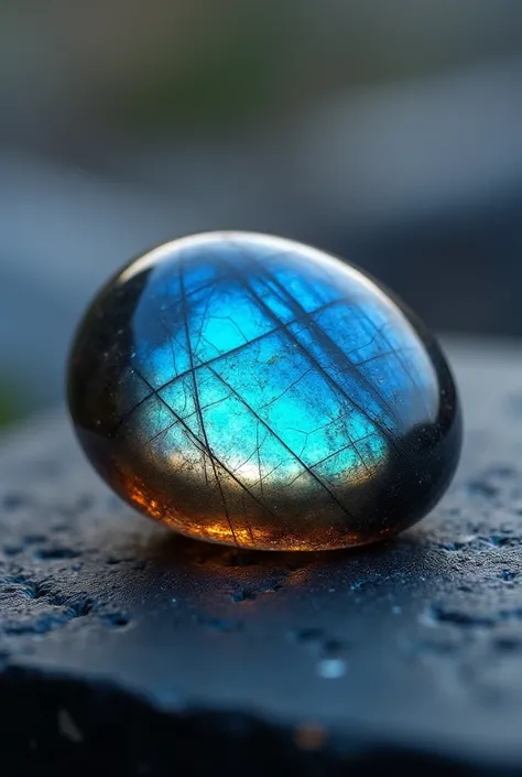 Une jolie labradorite lumineuse 