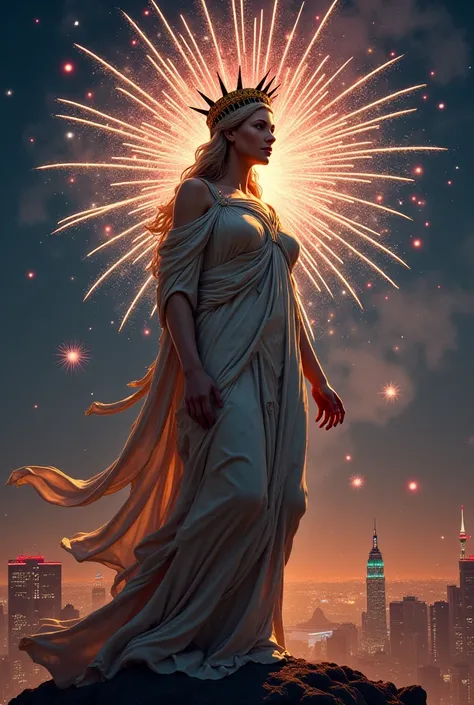 Goddess of Liberty and New Years Eve