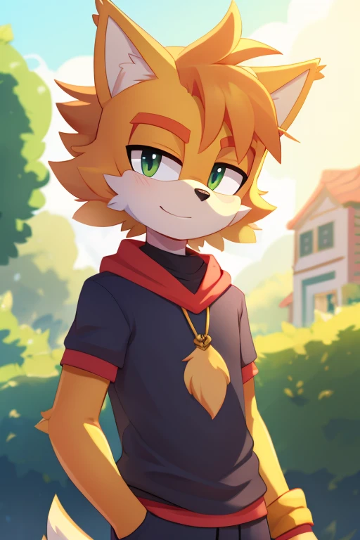 Male furry teenager amirhossein ajorloo fluffysonic style 