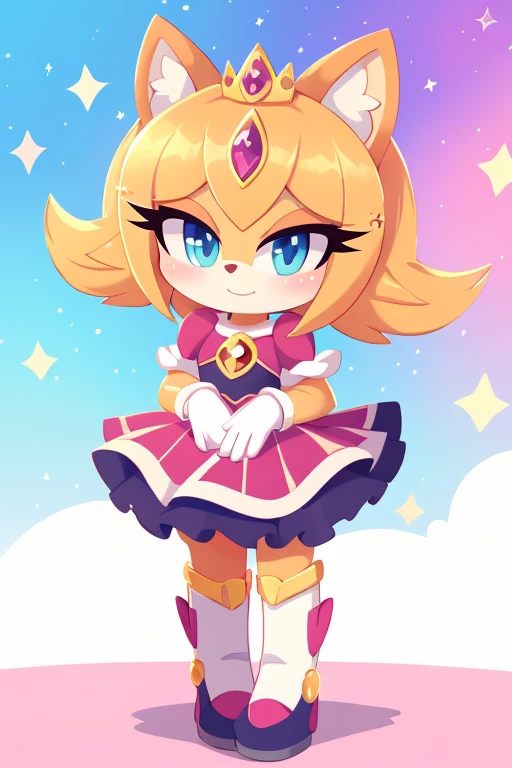 Female creature princess star twinkle fluffysonic style