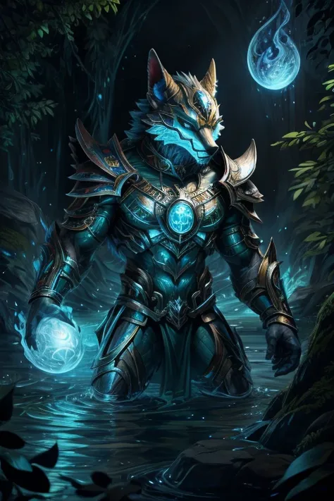 Spirit of Nature magic(Specialization: Metal), male, anthro