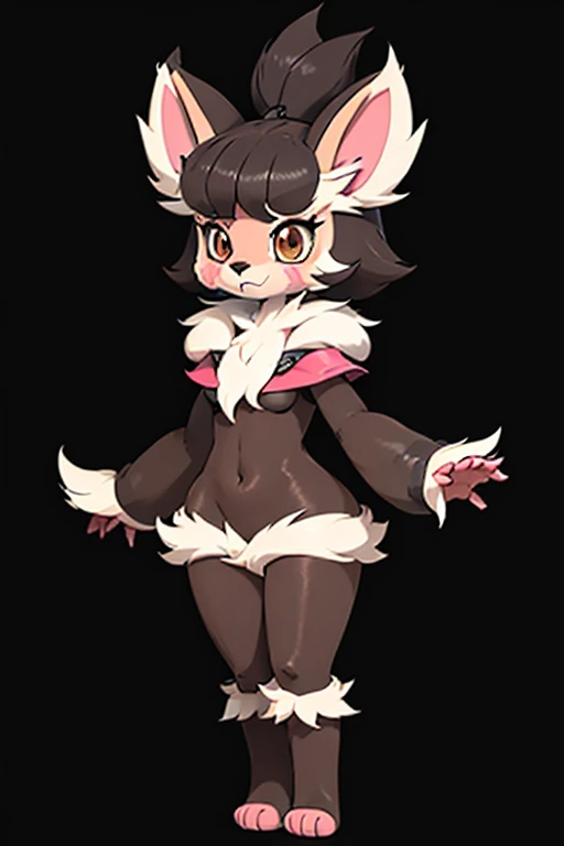 Female furry teenager lama pokemonai-fan-v style 