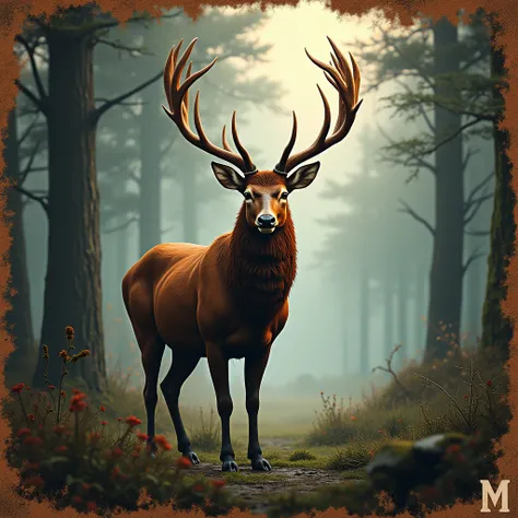 Affiche ouverture de la chasse au cerf pour un serveur rp Fivem 