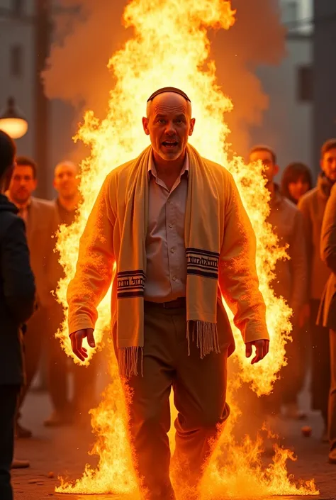 A Jew who catches fire
