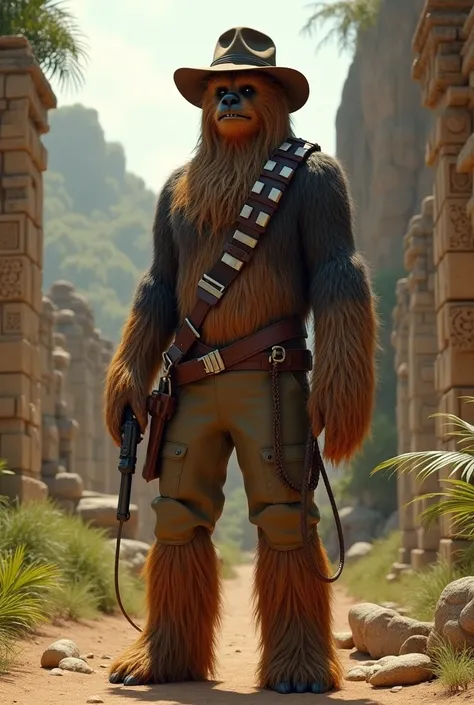 Chewbacca as Indiana Jones