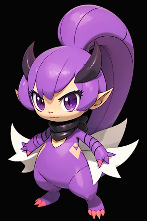 Female purple monster teenager pokemonai-fan-v style