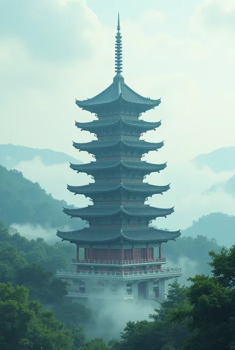 creating a pagoda photo 