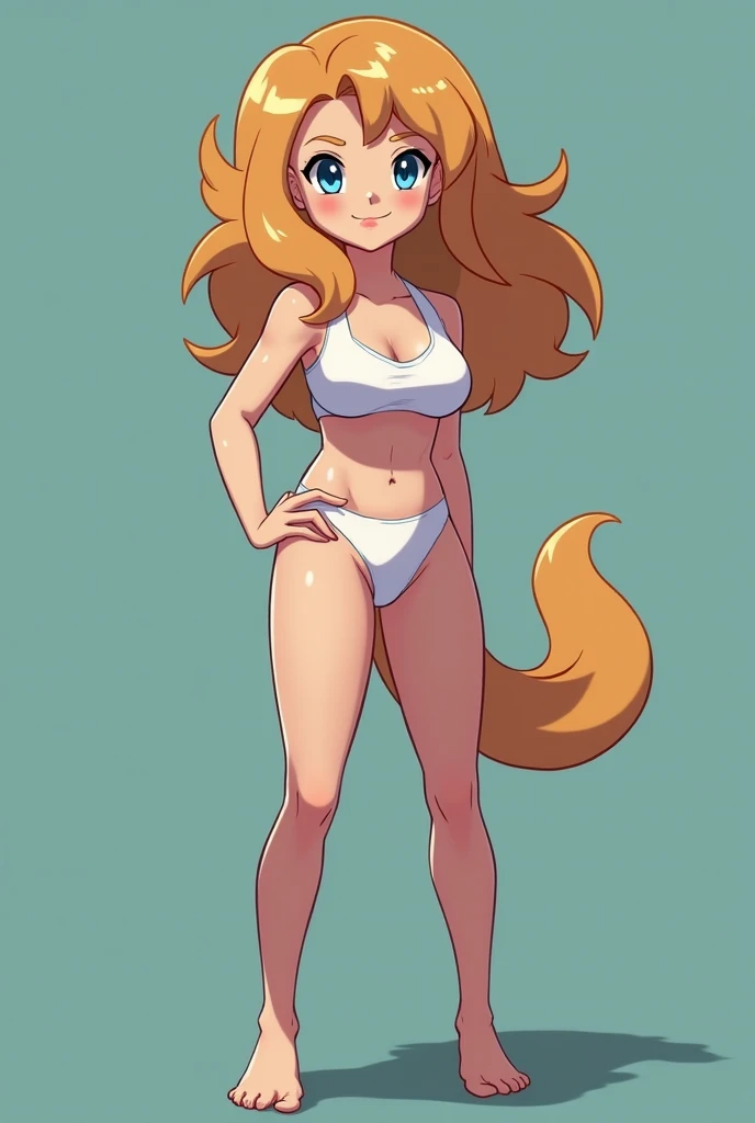 Create Misty from Pokémon naked