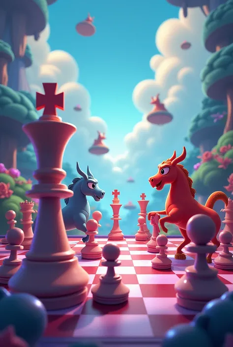 People are playing animated chess again