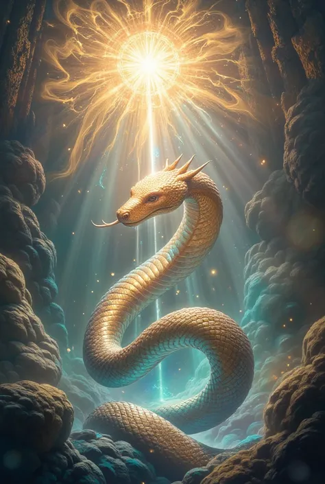 year of the snake, snake,  divine rays  