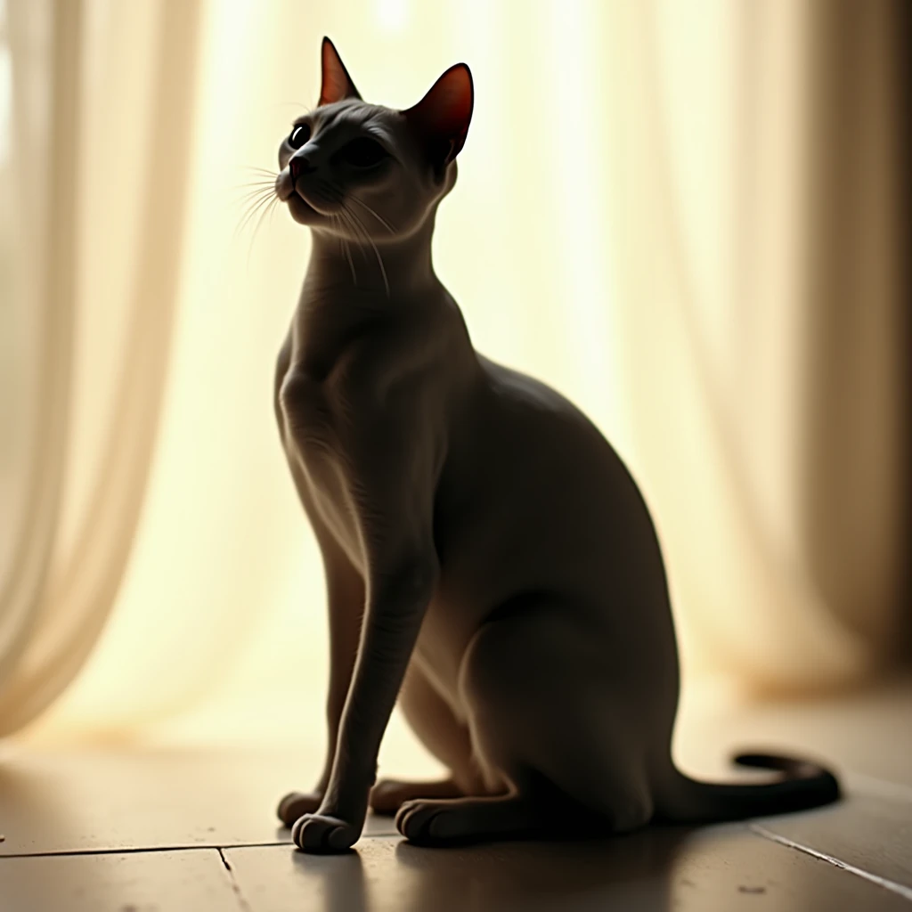 Elegant Cat Silhouette