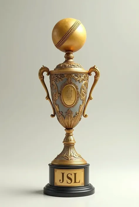 Cricket world cup trophy with J S L name 