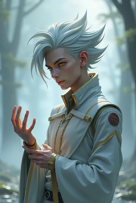 Silver the hedgehog as a human