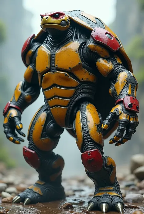 Iron man and turtle fusion hybrid mutant mind blowing hybrid fusion result