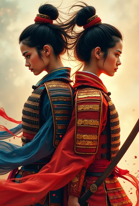 These captivating illustrations capture the balance of fiery determination and serene focus. The vibrant armor and fluid movement of the samurai women symbolize the strength that comes from discipline and grace, honoring a legacy that continues to inspire.