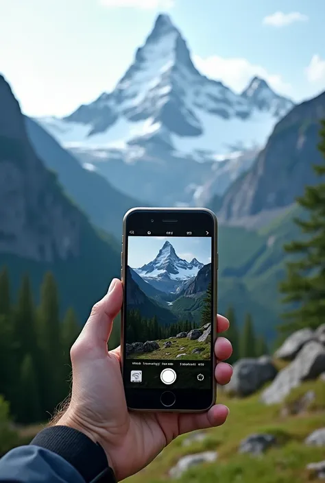 Mountain and video smartphone