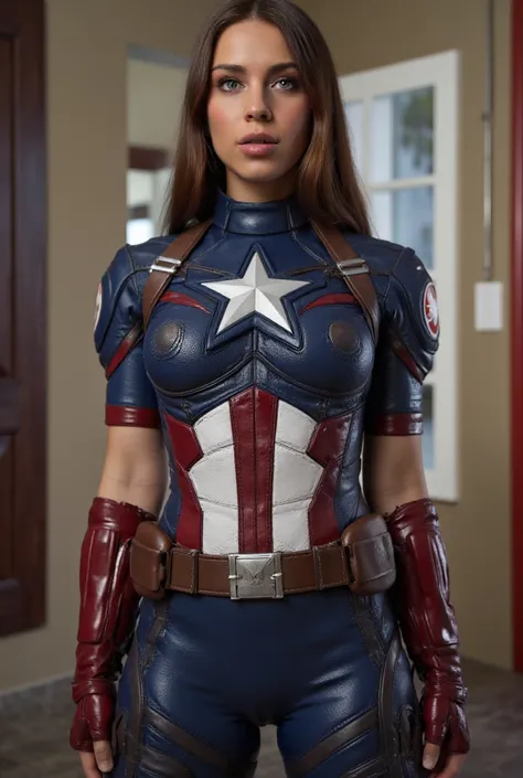 aidmaNSWFunlock, sexy female captain america, oral sex