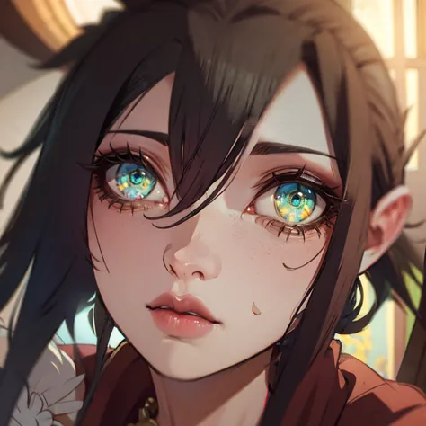 a highly detailed girl in an anime style, beautiful detailed eyes, beautiful detailed lips, extremely detailed eyes and face, long eyelashes, 1girl, ultra-detailed, 8k, rich contrast, very high quality, CG unit, wallpaper, incredibly detailed, extremely hi...