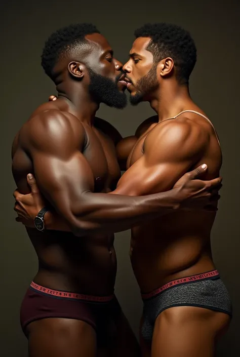 Kevin hart and Kai Cenat in jockstraps kissing